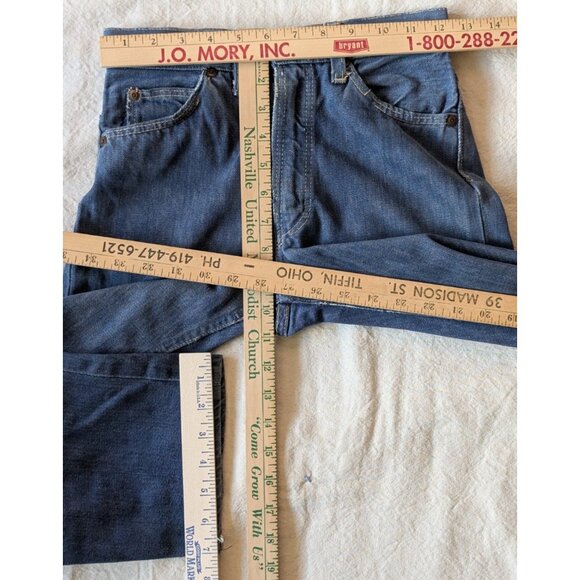 JCPenney Foremost Dark Selvedge Denim Vintage 50s 60s Youth Size 24x27 - Picture 8 of 9
